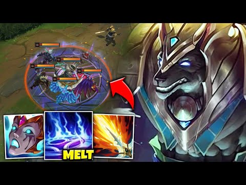 Nasus but I'm a Mage and my E melts your entire health bar