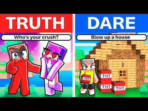 Minecraft but It’s TRUTH OR DARE!