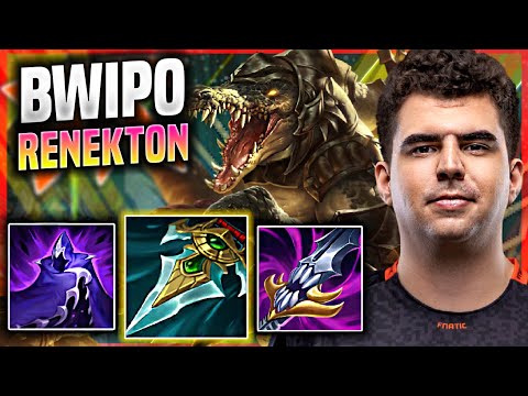 BWIPO TRIES SOME RENEKTON! - FNC Bwipo Plays Renekton TOP vs Heimerdinger! | Challenger TV