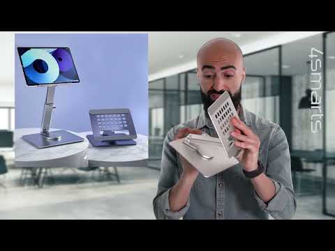Eleganter Tisch Ständer "Ergofix H360°" für Tablets von 4smarts