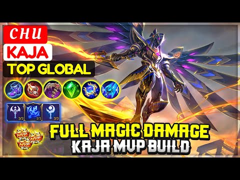 FULL MAGIC DAMAGE KAJA MVP BUILD [ Top 8 Global Kaja ] C H U - Mobile Legends