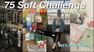 My first week of doing 75 soft challenge *2025 motivation*