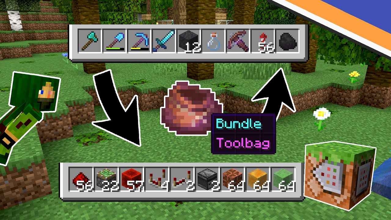 Making a Hotbar-Swapping Bundle! (Datapack) - Talon's Oasis - Ep 144