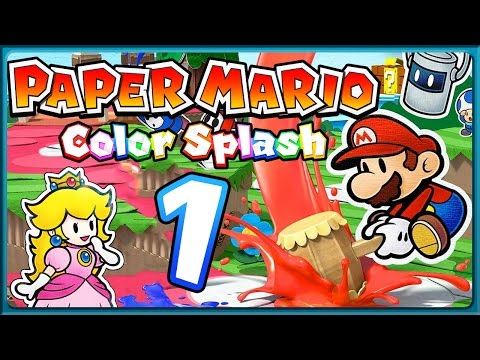 PAPER MARIO: COLOR SPLASH Part 1: Colorless Island Prism