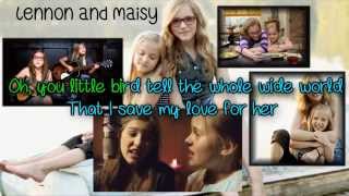 Lennon &amp; Maisy - Love [Karaoke/Instrumental]