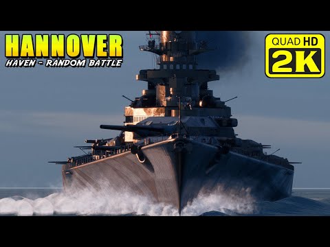 Super battleship Hannover - gun build instead secondary