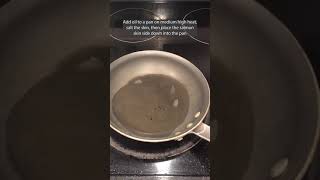 Pan Seared Salmon with Crispy Skin