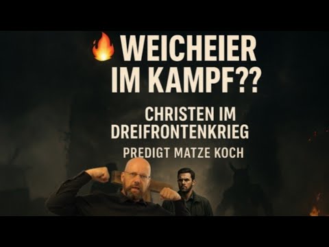 🔥 Wimps in the Fight?! ✝️ Christians in a Three-Front War! Sermon by Matze Koch #jesus #god #bible