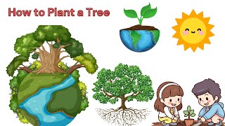 Planting a Tree with Kids:Step-by-Step Guide for Young Gardeners|How to Plant a Tree|Kid Zone A to Z