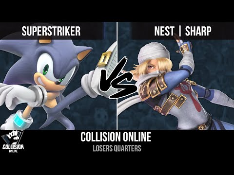 Collision Online - NEST  Sharp (Sheik) Vs. SuperStriker (Sonic) - Losers Quarters - Smash Ultimate