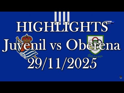 HIGHLIGHTS | Real Sociedad Juvenil - CD Oberena Juvenil | División de Honor Juvenil J11 (29/11/2025)