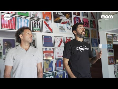 El Loco Sebastian Abreu nos hizo una recorrida por su museo