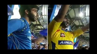 IPL 2018 : Dhoni Fan Change T-shirt During Watch Crickit In Stadiam