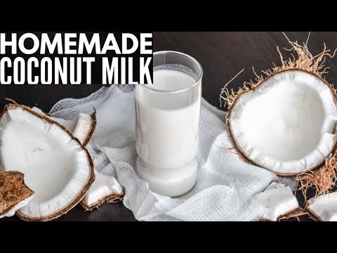 HOW TO MAKE HOMEMADE COCONUT MILK FROM SCRATCH