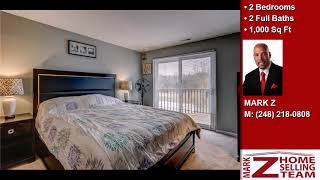 37522 JEFFERSON Avenue Unit 302, Harrison Twp, MI, 48045 Tour - $115,000