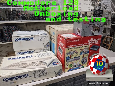 Commodore 128 Motherload Unboxing and Testing - ChickenHead Chronicles