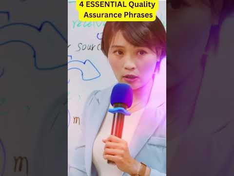 4 ESSENTIAL Quality Assurance Phrases! ✅ #BusinessEnglish