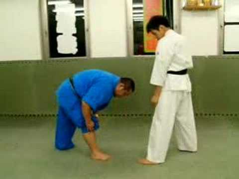 約束組打　遠心崩し・反り崩し