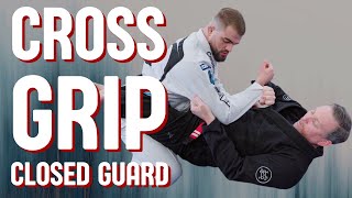 Attacking Options From Cross Grip Closed Guard