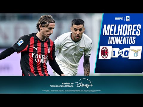 Gols e lances de Milan x Lazio