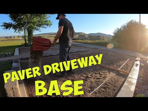 Preparing Paver Driveway Base