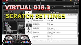 how to setup virtual dj pro 8.3 for scratching