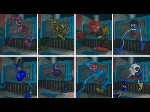 What if I Kill ALL Mommy Long Legs Family Mods with the Grinder in Poppy Playtime Chapter 2-3