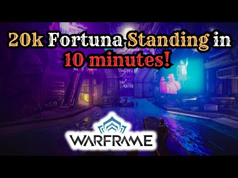 How To Farm Fortuna Standing Fast!  #TennoCreate @Warframe