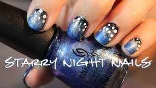 Starry Night Nails