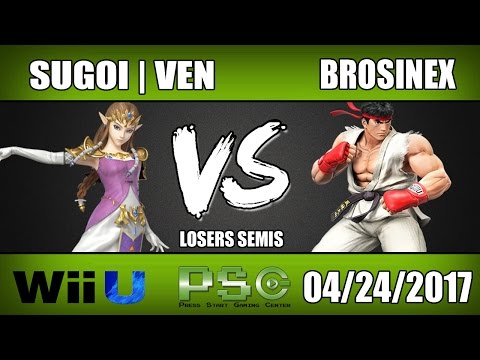 Sugoi | Ven (Zelda) vs WAR Brosinex (Ryu) - Wii U Losers Semi S4M