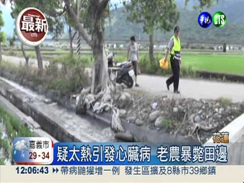 連日高溫熱死人 2老農暴斃田邊