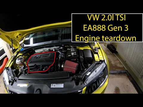 EA888 Gen3 VW 2.0L TSI Engine Teardown & Failure Analysis – Complete Disassembly!