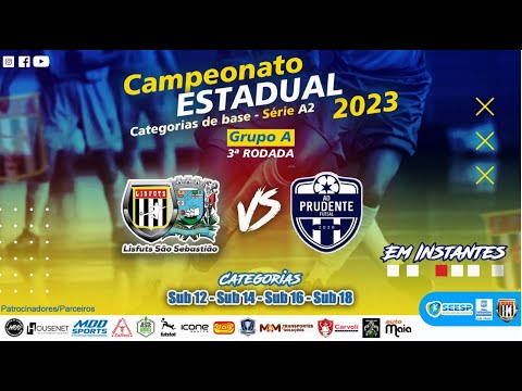 🏆 Campeonato Estadual categorias de base A2 - 3ª Rodada Sub 12