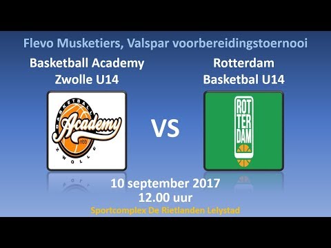 BA Zwolle U14 - Rotterdam Basketbal U14, 10-09-2017, Full game