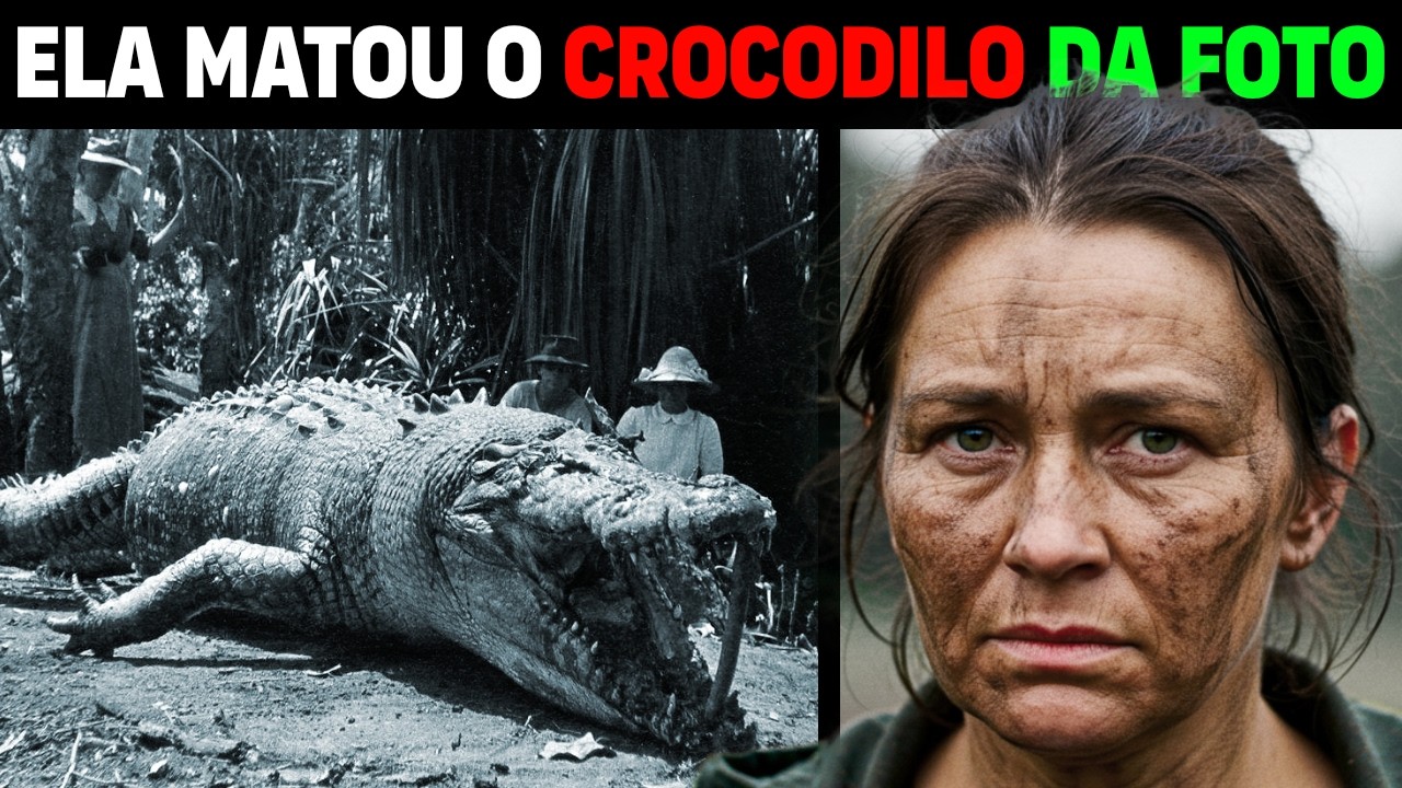 Known as One Shot Krys, she HUNT AND KILLED THE LARGEST SALTWATER CROCODILE in the world