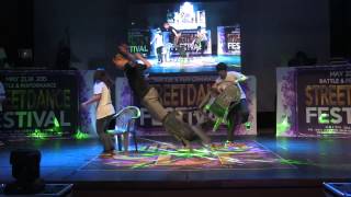 2015 JINJU SDF Street Dance Festival I EVENT BATTLE I 소품활용 I 김영주 TAI 최대진