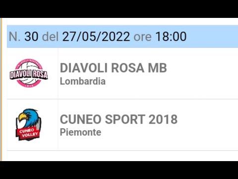 DIAVOLI MB vs BAM CUNEO - 27/05/2022