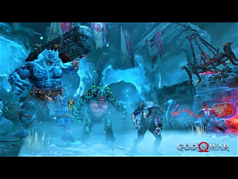 God of War - Stonebeard king, Fierce Wulver, Fierce Ogre and ice nightmares.