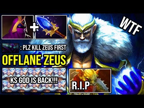 NEW IMBA Offlane Zeus Global Static Field + KS God Counter Pro Spectre & BH Top 80 MMR DotA 2