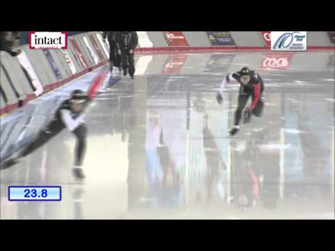 Calgary Olympic Oval   Sat dec 28 2013 Ladies 500m #2 P07 Wotherspoon Gregg+Rempel