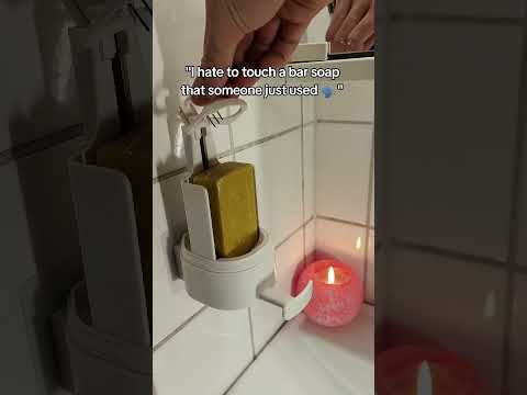 The best way to use bar soap 🤩✨️ #bathroom #clean