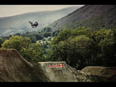 BMX Riders Get Huge Air on Dirt Quarterpipes