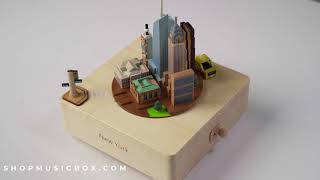 Midtown Manhattan - Wooden Music Box