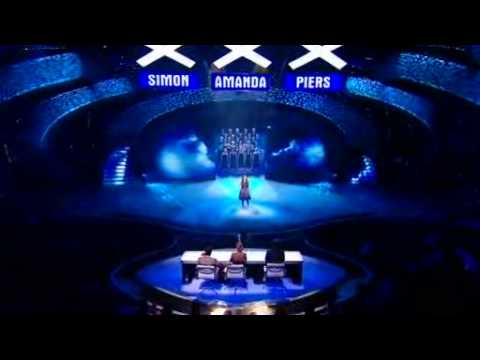 Chloe Hickinbottom With judges comments - Britain's Got Talent - Semi-final 3