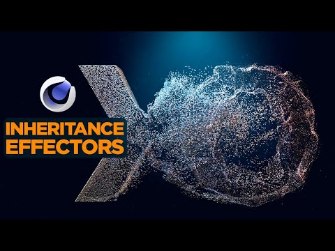 Cinema 4D Inheritance Effector Explained  - C4D Mograph Morphing