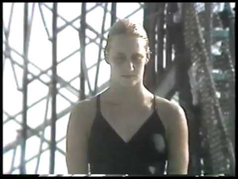 Olympics - 1984 - L A Games - Diving - Womens Springboard Prelims - Dive 9 - FRG Kersten Finke