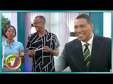 PM Andrew Holness Can You Play Di Music TVJ Smile Jamaica