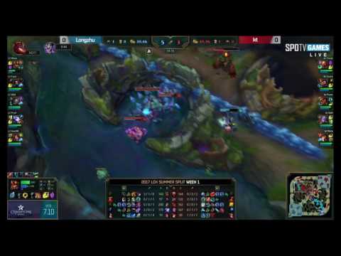 KT vs LZ Game 1 - W1D1 - LCK Summer 2017 - KT Rolster vs Longzhu Gaming