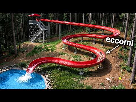 HO COMPLETATO LO SCIVOLO D'ACQUA NEL MEGA TERRENO