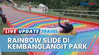 Jajal Wahana Baru Perosotan Raksasa Rainbow Slide Kembanglangit Park, Wisata Hist di Batang